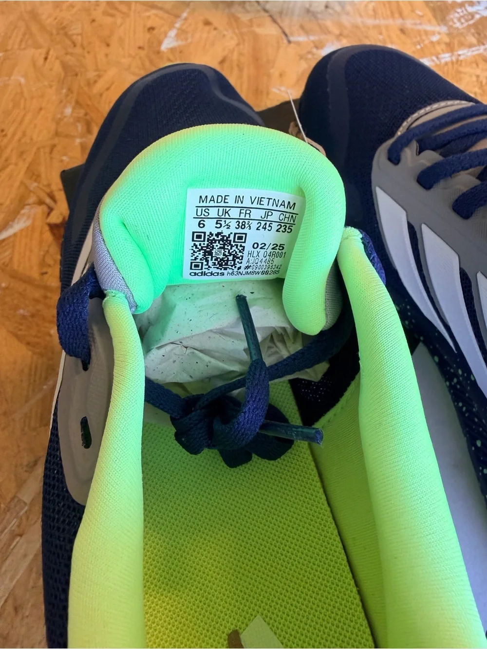 adidas vibrant neon